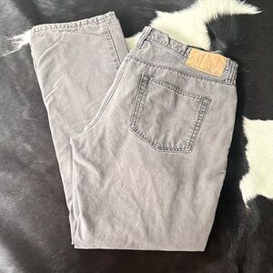Men's Eddie Bauer Fleece lined Jeans Gray